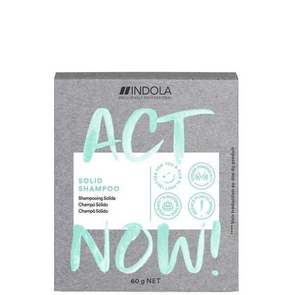 Indola Act Now! Solid Shampoo 60g