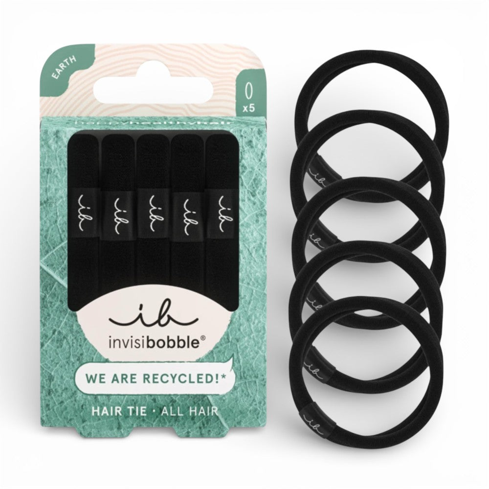 Invisibobble HAIRTIE Black – 5 Stück
