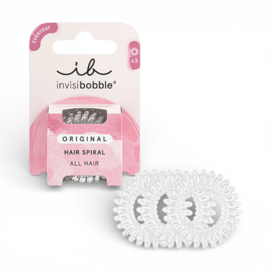 Invisibobble ORIGINAL Crystal Clear – 3 Stück
