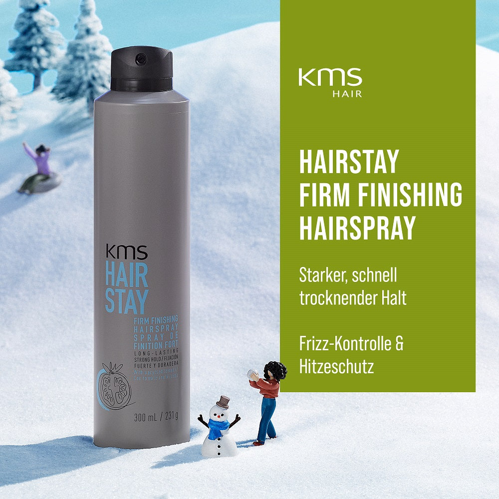 KMS Addvolume Geschenkset - Shampoo 300 ml + Styling Foam 300 ml + Firm Finishing Spray 300 ml