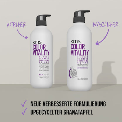 KMS Colorvitality Shampooing Blond 750 ml - NOUVEAU