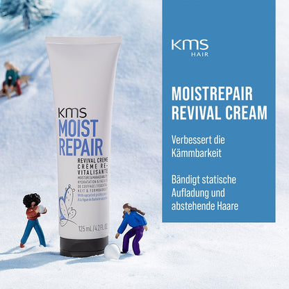 KMS Moistrepair Geschenkset - Shampoo 300 ml + Conditioner 250 ml + Revival Creme 125 ml