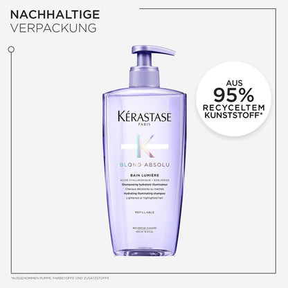 Kérastase Blond Absolu Bain Lumière Refill Bundle - Shampoo 500 ml &amp; Refill Pack 500 ml