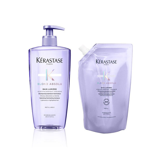 Kérastase Blond Absolu Bain Lumière Refill Bundle - Shampoo 500 ml & Nachfüllpack 500 ml