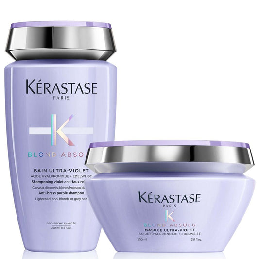 Kérastase Blond Absolu Set - Bain Ultra-Violet 250 ml + Masque Ultra-Violet 200ml