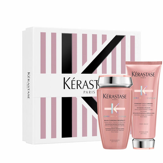 Kèrastase Chroma Absolu Fondant Spring Set - Bain Chroma Respect 250 ml - Fondant Cicachrome 200 ml