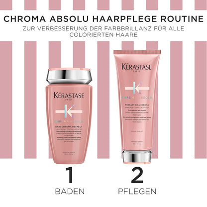 Kèrastase Chroma Absolu Fondant Spring Set - Bain Chroma Respect 250 ml - Fondant Cicachrome 200 ml