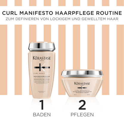 Kèrastase Curl Manifesto Masque Spring Set - Bain Hydratation Douceur 250 ml + Masque Beurre Haute Nutrition 200 ml