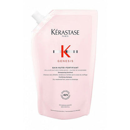 Kèrastase Genesis Bain Nutri-Fortifiant Refill Pouch & Aluminium Bottle 500 ml
