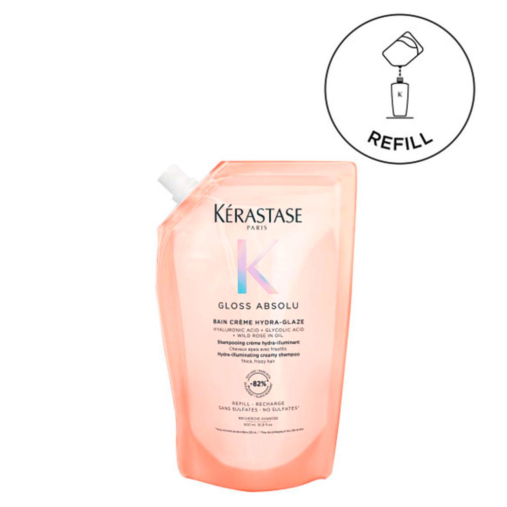 Kérastase Gloss Absolu Bain Crème Hydra-Glaze Nachfüllbeutel 500 ml
