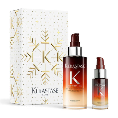 Kérastase Nutritive 8H Night Serum Duo Holiday Set – 8H Magic Night Serum 90 ml + 8H Magic Night Serum 30 ml