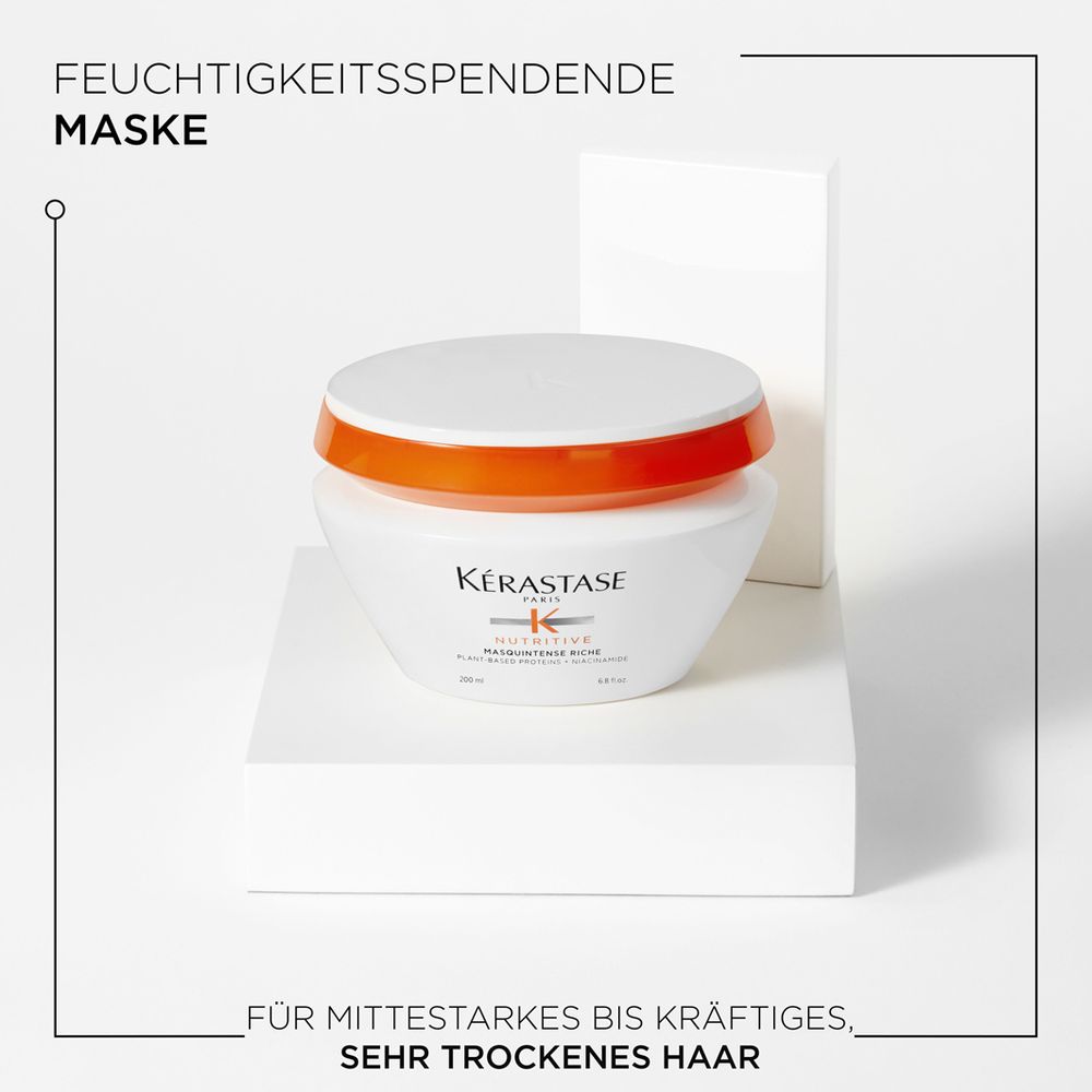 Kérastase Nutritive Set - Bain Satin Riche 250 ml + Masquintense Riche 200 ml + 8H Magic Night Serum 90 ml