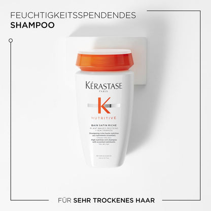 Kérastase Nutritive Set - Bain Satin Riche 250 ml + Masquintense Riche 200 ml + 8H Magic Night Serum 90 ml