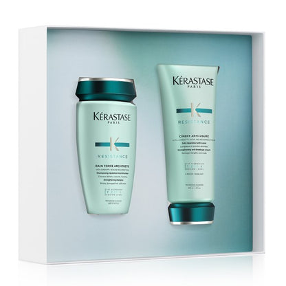 Kérastase Resistance Fondant Spring Set - Bain Force Architecte 250 ml - Ciment Anti-Usure 200 ml