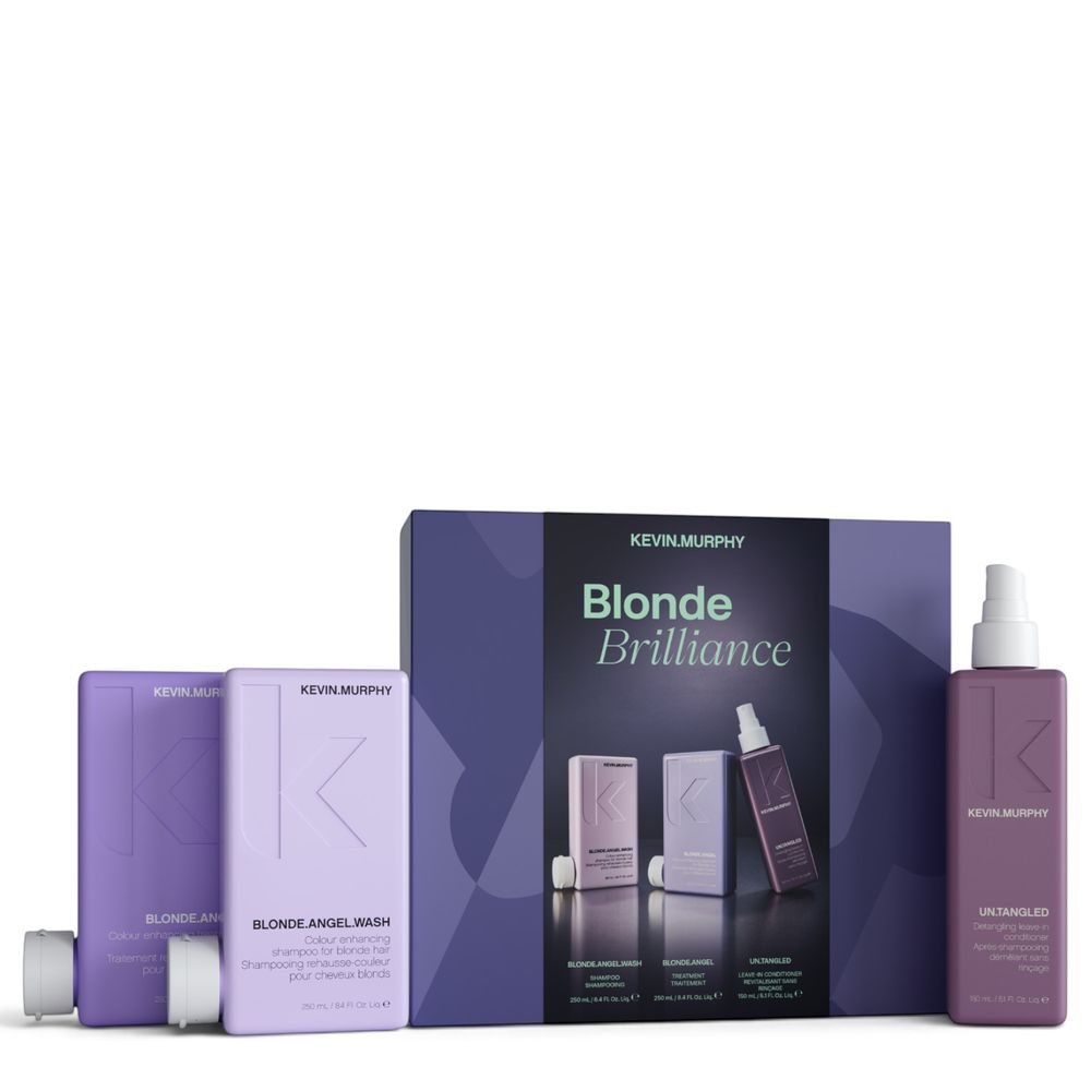 Kevin.Murphy BLONDE BRILLIANCE KIT - Blonde.Angel Wash 250ml + Blonde.Angel 250ml + Un.tangled 150ml