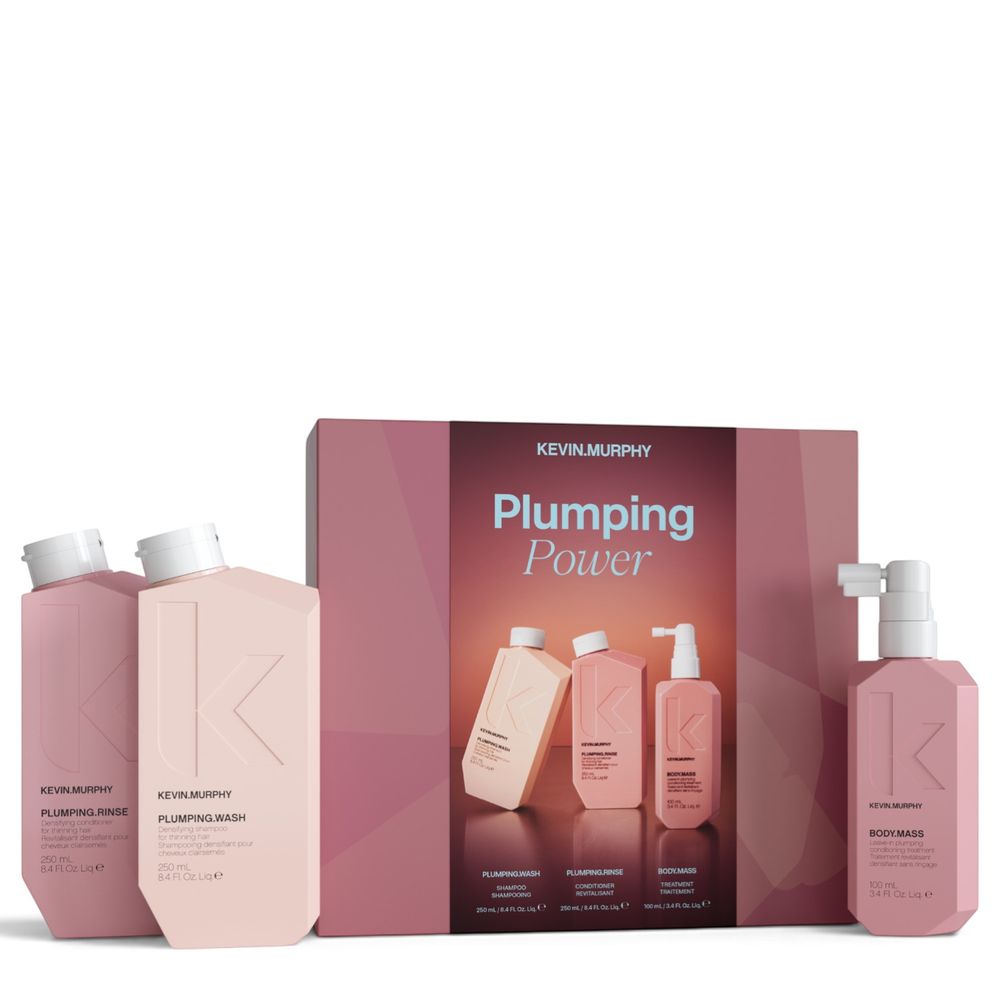 Kevin.Murphy PLUMPING POWER KIT - Plumping.Wash 250ml + Plumping.Rinse 250ml + Body.Mass 100ml