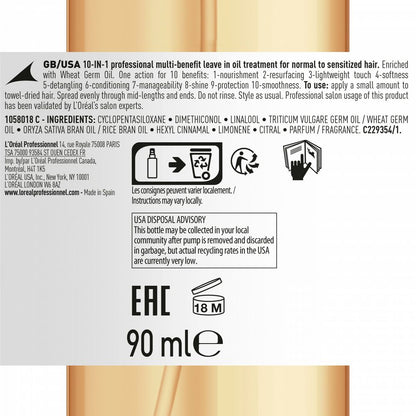 L'Oréal Professionnel Série Expert Absolut Repair 10 in 1 Oil 90 ml