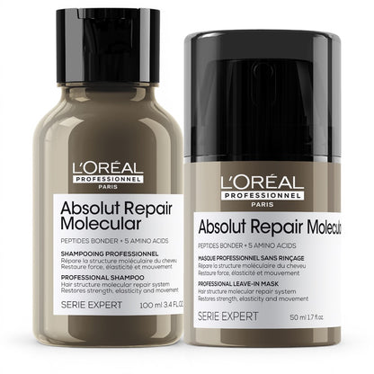 L'Oréal Professionnel Absolut Repair Molecular Travel Set Shampoo 100 ml + Leave-In 50 ml