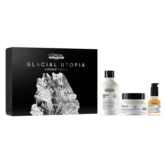 L'Oreal Professionnel Serie Expert Metal Detox Geschenkset Trio - Shampoo 300 ml + Mask 250 ml + Öl 50 ml