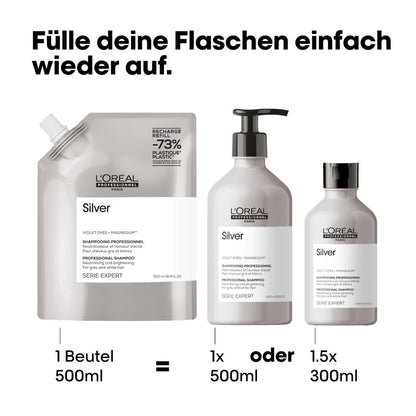 L'Oréal Professionnel Serie Expert Silver Shampoo Refill 500 ml