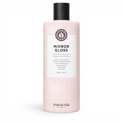 Maria Nila Mirror Gloss Geschenkset - Shampoo 350 ml + Conditioner 300 ml + Gloss Coat 50 ml