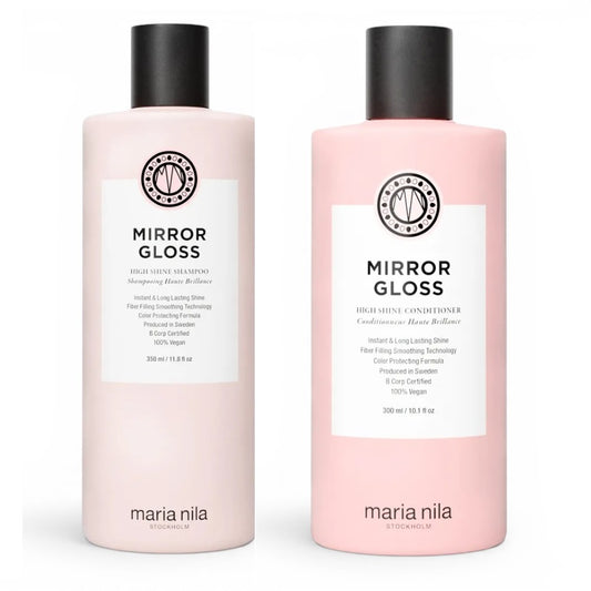 Maria Nila Mirror Gloss Set - Shampoo 350 ml + Conditioner 300 ml