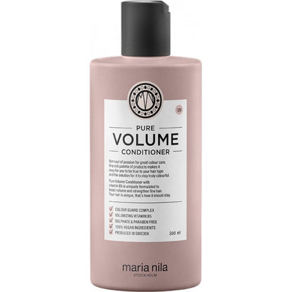 Maria Nila Pure Volume Beauty Bag - Shampoo 350 ml + 100 ml + Conditioner 300 ml + 100 ml + Tasche