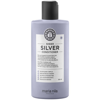 Maria Nila Sheer Silver Holiday Box - Shampoo 350 ml + Conditioner 300 ml + Mask 250 ml