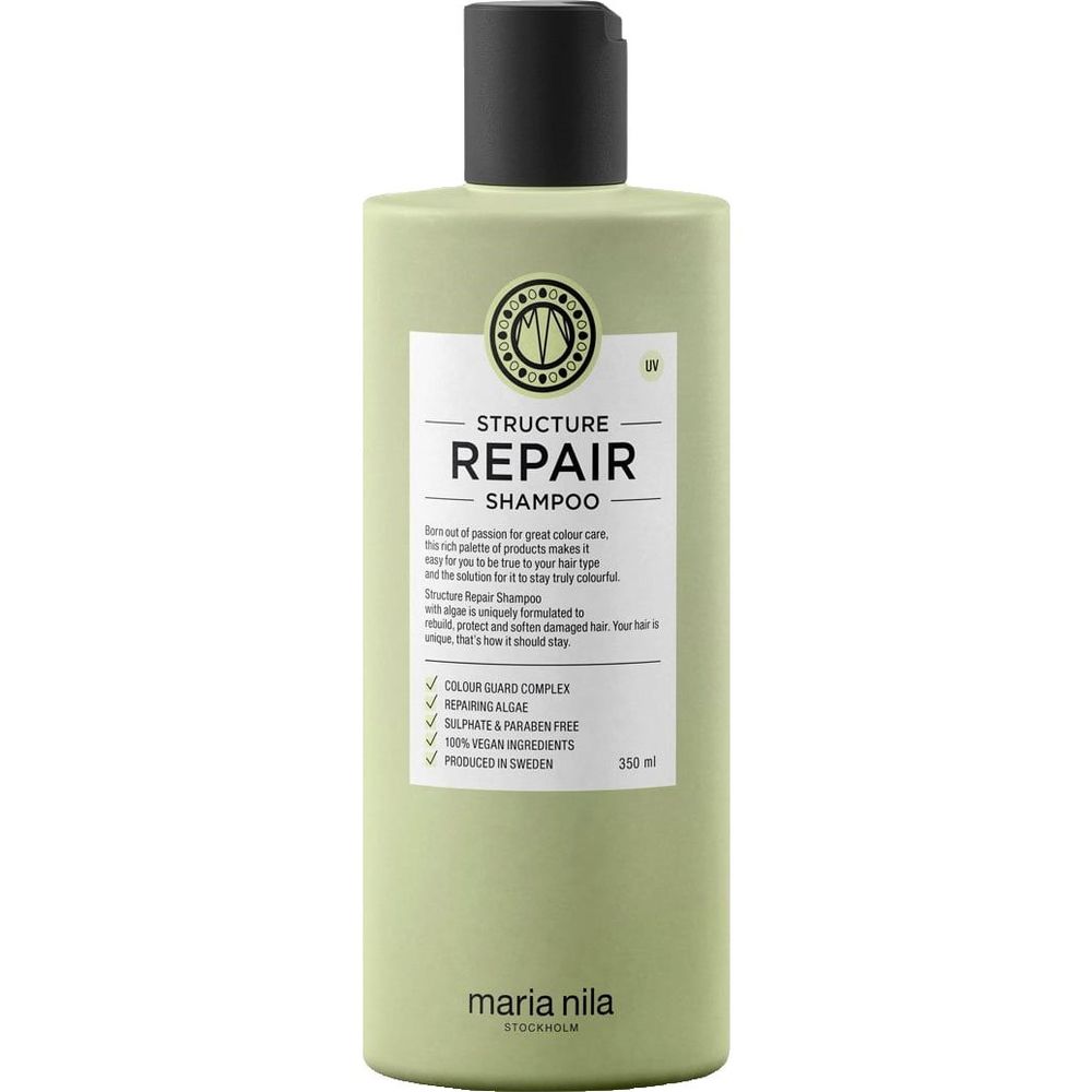 Maria Nila Structure Repair Geschenkset - Shampoo 350 ml + Conditioner 300 ml + Argan Oil 30 ml
