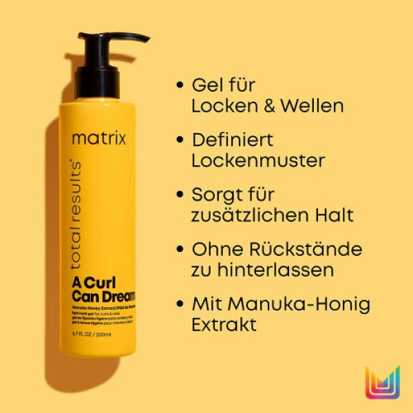 Matrix Total Results A Curl Can Dream Gel tenue légère 250 ml