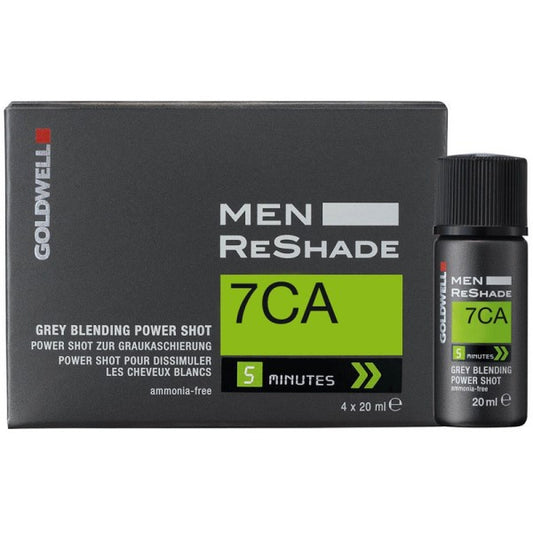 Goldwell Men Reshade 7CA 4 x Shots 20 ml - medium ash blonde