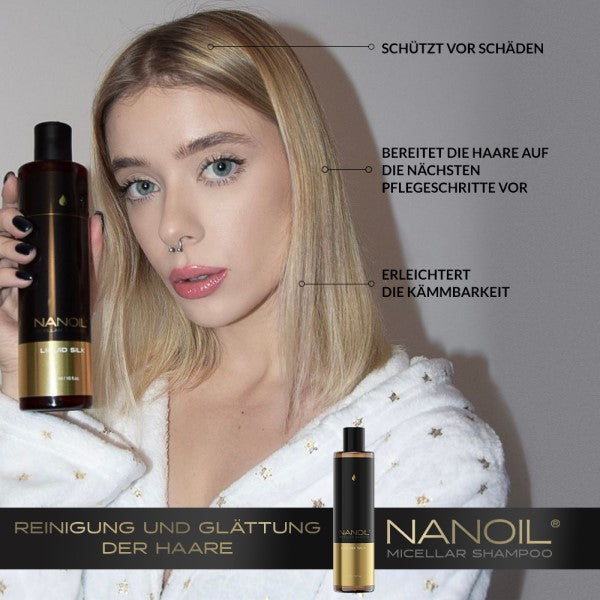Nanoil Shampoing Micellaire Soie Liquide 300 ml 