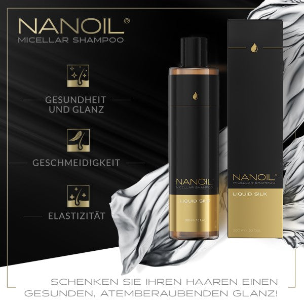 Nanoil Shampoing Micellaire Soie Liquide 300 ml 