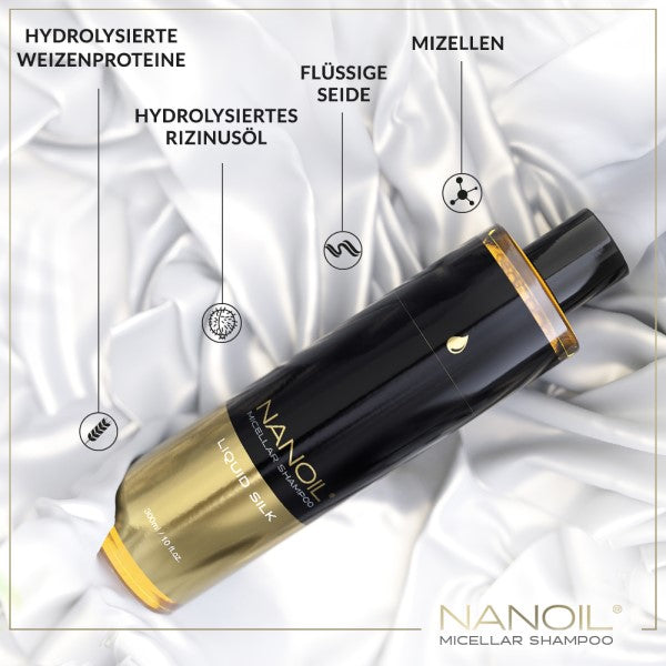Nanoil Shampoing Micellaire Soie Liquide 300 ml 
