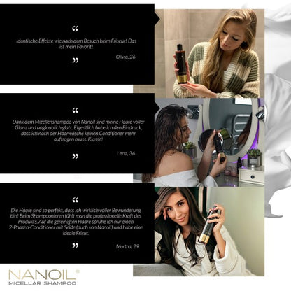 Nanoil Shampoing Micellaire Soie Liquide 300 ml 
