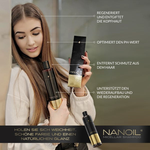 Nanoil Shampoing Micellaire Soie Liquide 300 ml 