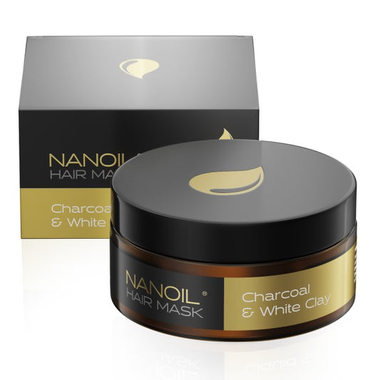 Nanoil Charcoal & White Clay Hair Mask 300 ml