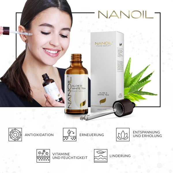 Nanoil Aloe & White Tea Face Serum 50 ml