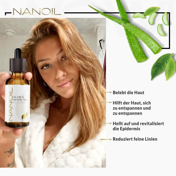 Nanoil Aloe & White Tea Face Serum 50 ml