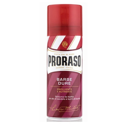 Proraso Red Shaving Foam 400ml - Barbe Dure
