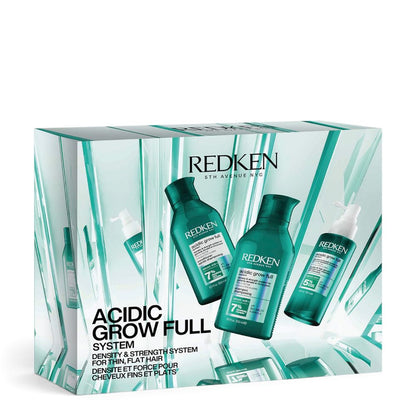 Redken Acidic Grow Full Holiday Set – Shampoo 300 ml + Conditioner 300 ml + Serum 100 ml