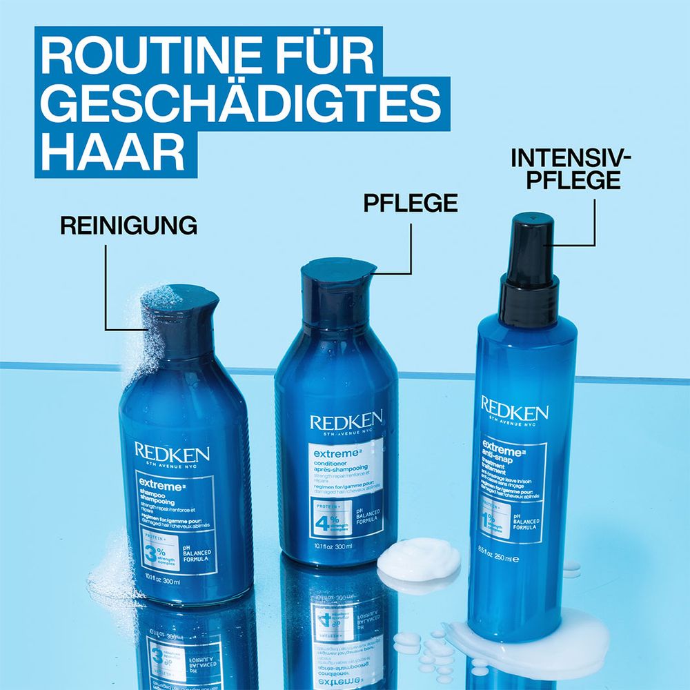 Redken Extreme Holiday Set – Shampoo 300 ml + Conditioner 300 ml + Anti-Snap 250 ml
