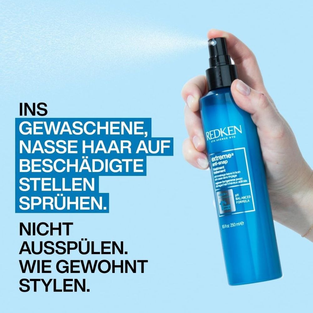Redken Extreme Holiday Set – Shampoo 300 ml + Conditioner 300 ml + Anti-Snap 250 ml
