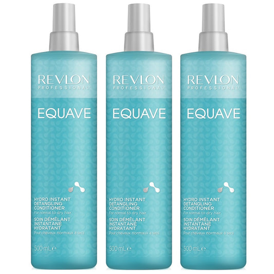 Revlon Equave Hydro Instant Detangling Conditioner 3x 500 ml