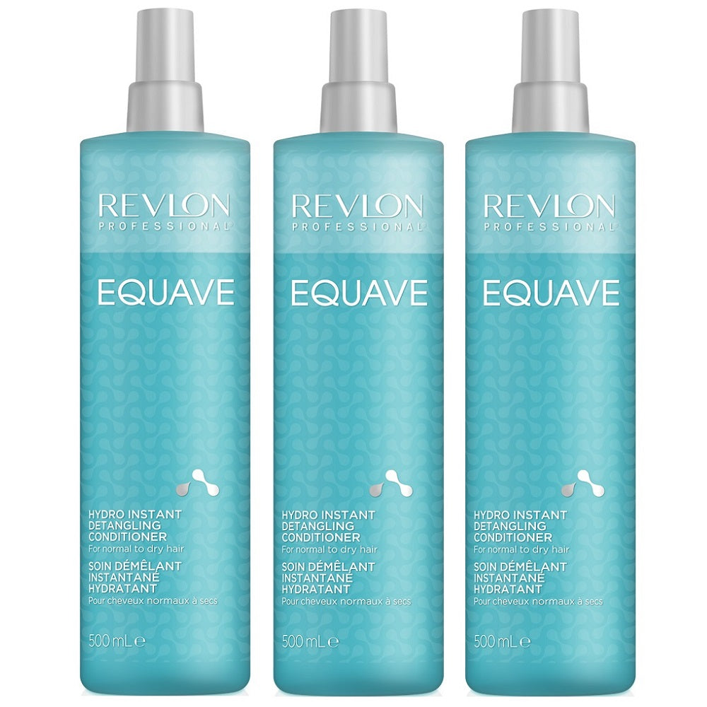 Revlon Equave Hydro Instant Detangling Conditioner 3x 500 ml
