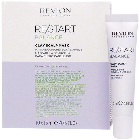 Revlon Professional ReStart Balance Clay Scalp Mask 10 x 15 ml