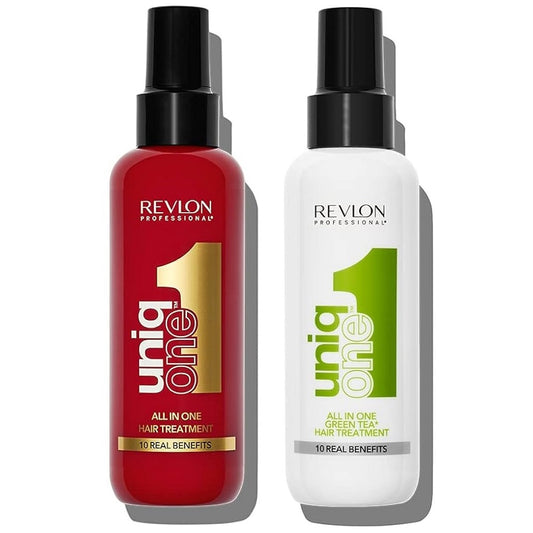 Revlon Uniq One Set All In One Hair Treatment 150ml + Green Tea Hair Treatment 150ml