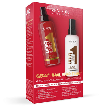 Revlon Uniq One Set All In One Hair Treatment 150ml + Coconut Hair Treatment 150ml