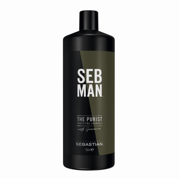 Sebastian SebMan The Multitasker 3in1 Shampoo 1000ml - Hair, Beard &amp; Body Wash