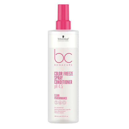 Schwarzkopf BC Color Freeze Shampoo 500 ml + Spray Conditioner 400 ml + Kosmetiktasche